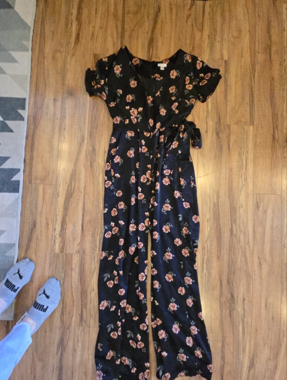 Xhiliration Rose Jumpsuit